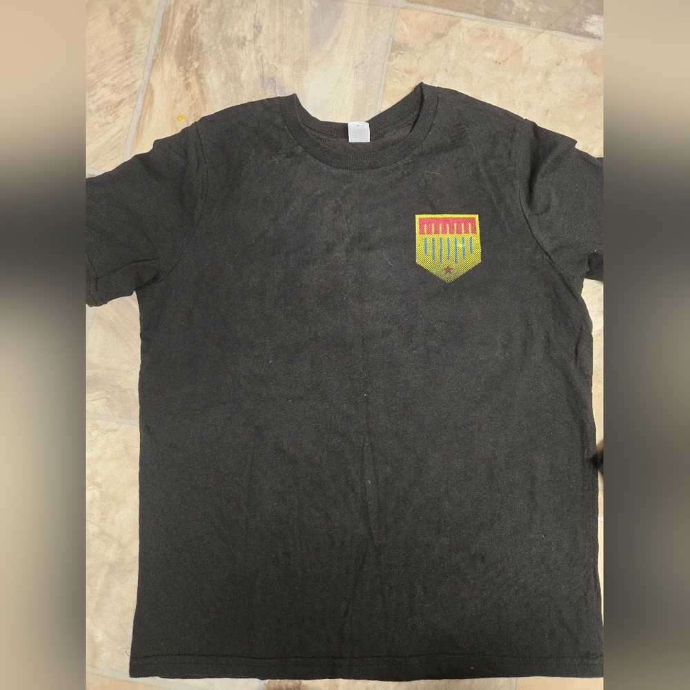 Kids Black Graphic Tshirt